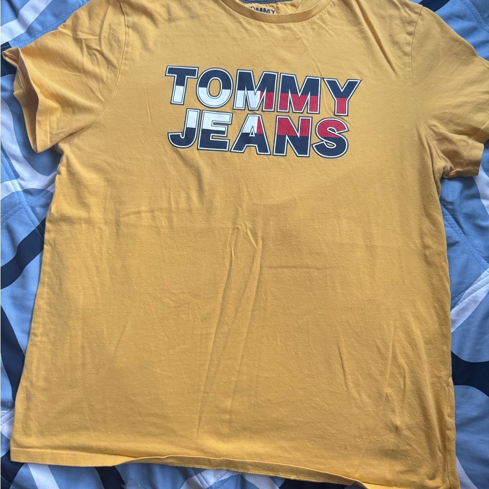 Tommy Jeans Yellow Graphic Tee